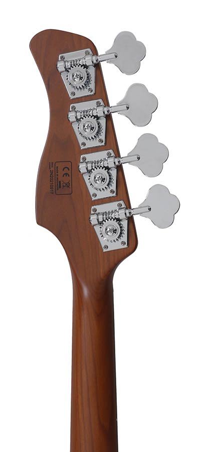 alder 4-string passive bass guitar vintage white - Afbeelding 7