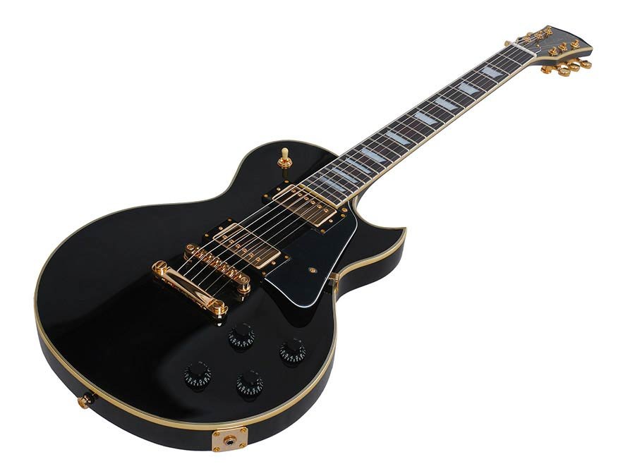 electric guitar L-style black - Afbeelding 3