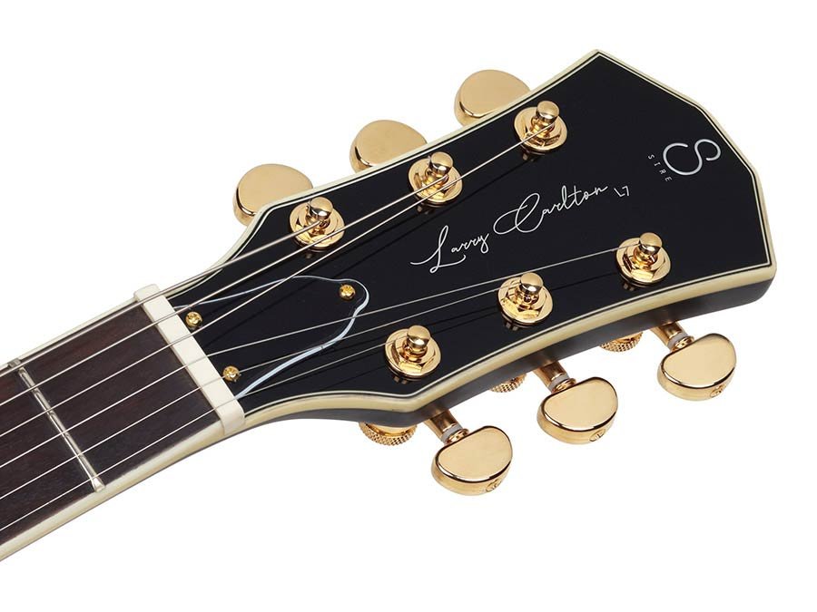 electric guitar L-style black - Afbeelding 4