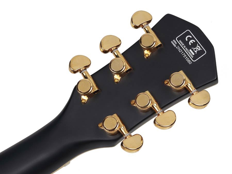 electric guitar L-style black - Afbeelding 5