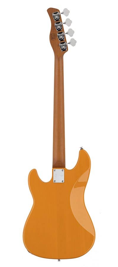 alder 4-string passive bass guitar butterscotch blonde - Afbeelding 2