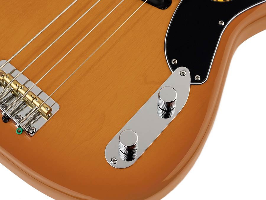 alder 4-string passive bass guitar butterscotch blonde - Afbeelding 6
