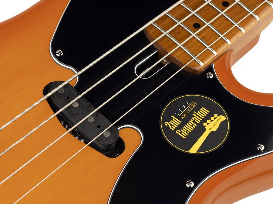 alder 4-string passive bass guitar butterscotch blonde - Afbeelding 7