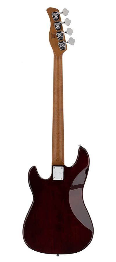alder 4-string passive bass guitar tobacco sunburst - Afbeelding 2