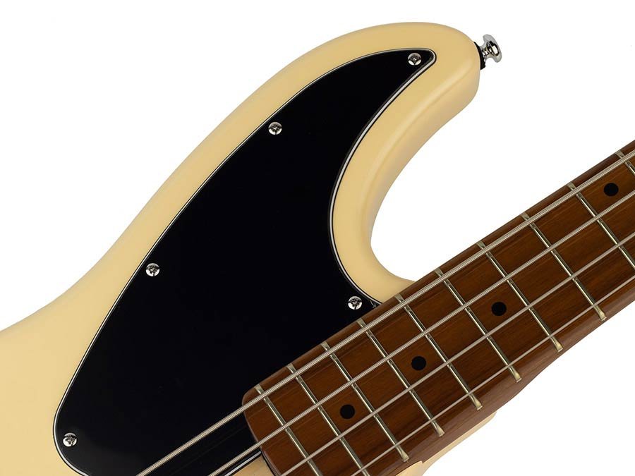 alder 4-string passive bass guitar vintage white - Afbeelding 7