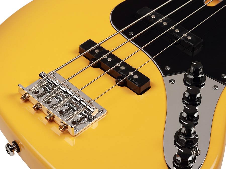 4-string active bass guitar orange - Afbeelding 5