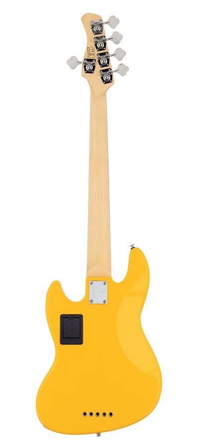 5-string active bass guitar orange - Afbeelding 2