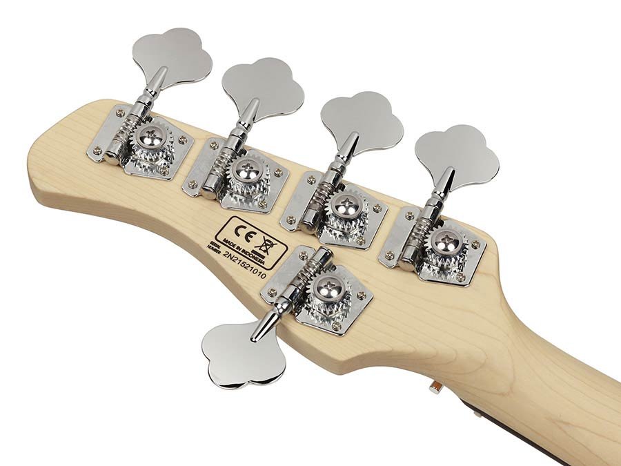 5-string active bass guitar orange - Afbeelding 7