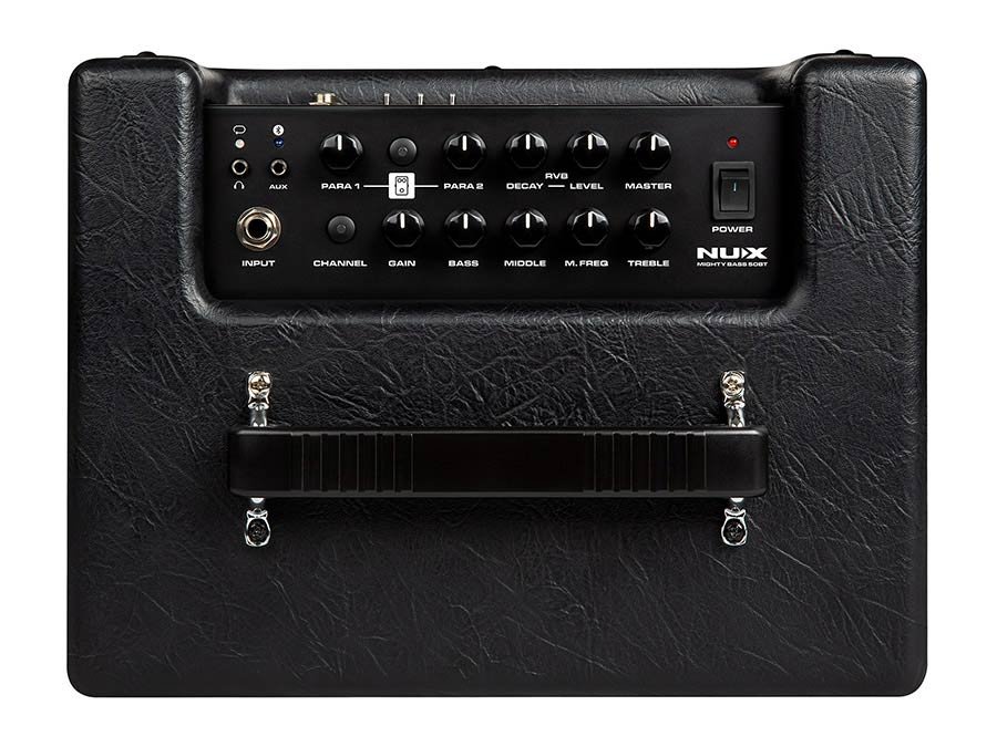 digital bass amplifier 50 watt - 6,5" speaker - DSP - drums - looper - USB - Afbeelding 3