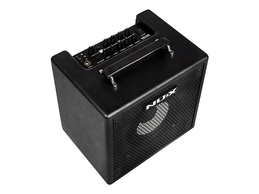 digital bass amplifier 50 watt - 6,5" speaker - DSP - drums - looper - USB - Afbeelding 6