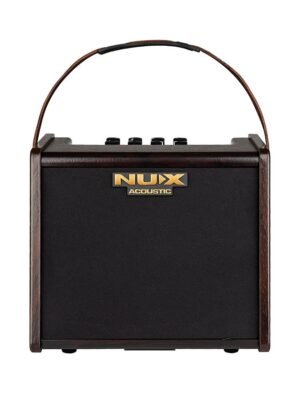 acoustic guitar amplifier, 25 watt, rechargable battery, 6.5" speaker, 2 channels, BT