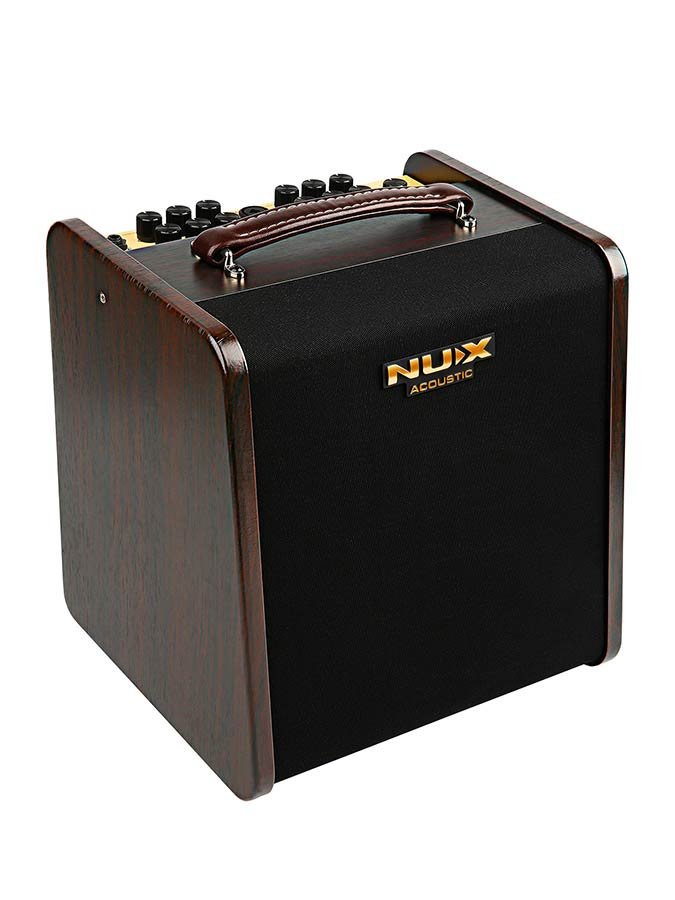 acoustic guitar amplifier, 80 watt, rechargable battery, 6.5" woofer + 1" tweeter, 2 channels, BT - Afbeelding 2