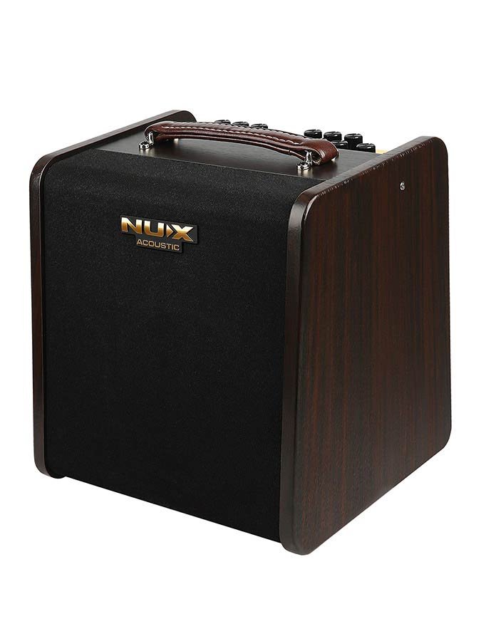 acoustic guitar amplifier, 80 watt, rechargable battery, 6.5" woofer + 1" tweeter, 2 channels, BT - Afbeelding 3