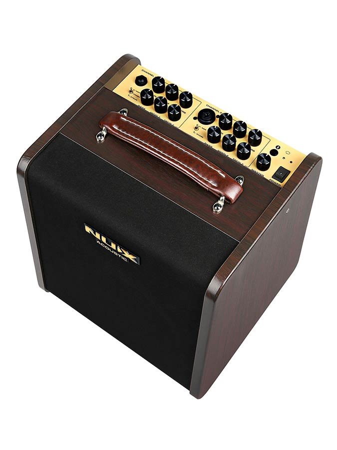 acoustic guitar amplifier, 80 watt, rechargable battery, 6.5" woofer + 1" tweeter, 2 channels, BT - Afbeelding 5