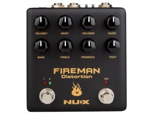analog dual effects pedal distortion FIREMAN