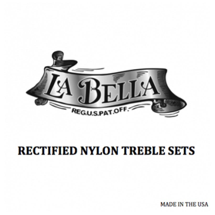 rectified nylon treble set, three plain strings (E/B/G), medium tension