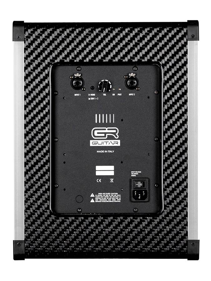 active FRFR premium carbon fiber guitar speaker cab 1x10", 300w 4,4 kg - Afbeelding 3