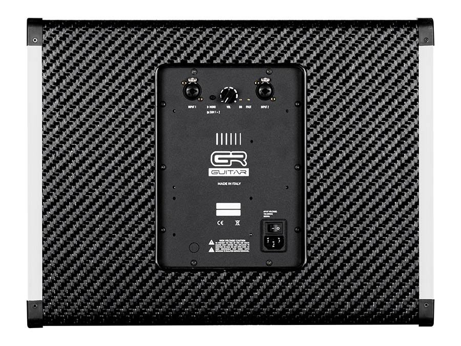 active FRFR premium carbon fiber guitar speaker cab 1x12", 300w 6,2 kg - Afbeelding 3