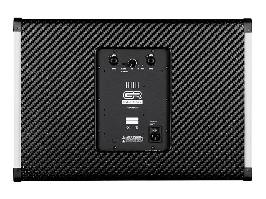 active FRFR premium carbon fiber guitar speaker cab 2x10", 300w 7,8 kg - Afbeelding 3