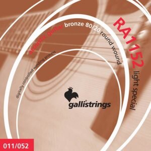 string set acoustic 80/20 bronze wound, light special, 011-015-024-032-042-052