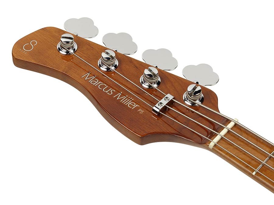 lefty alder 4-string passive bass guitar mild green - Afbeelding 4