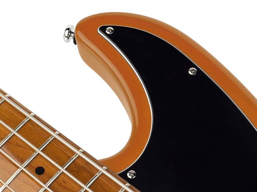 lefty alder 4-string passive bass guitar butterscotch blonde - Afbeelding 8