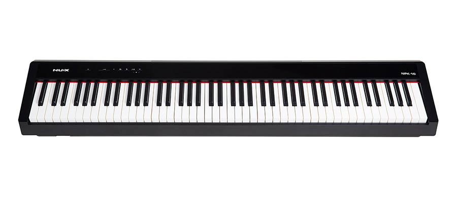 digital stage piano, 88 keys graded hammer action, 2 x 10 watt, black