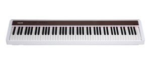 digital stage piano, 88 keys graded hammer action, 2 x 10 watt, white