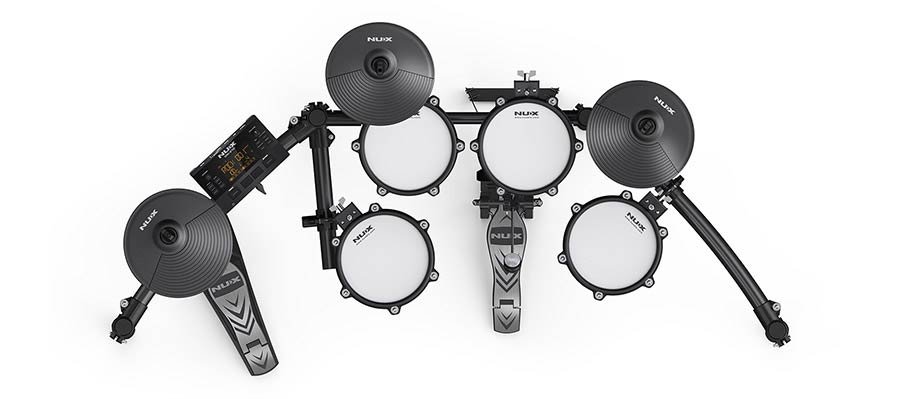 all mesh head digital drum kit, 10S-8-8-8-12HH-12C-14R - Afbeelding 4