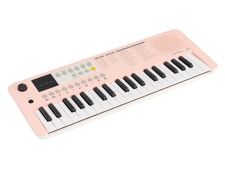 keyboard, 37 mini-size keys, with USB-C cable for power supply, 1 x 2 W - pink - Afbeelding 3