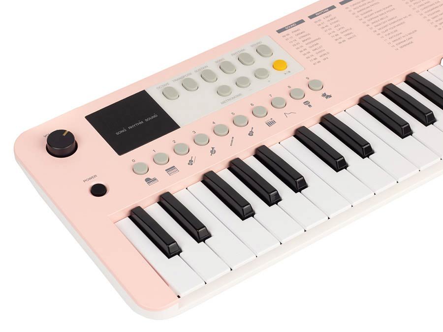 keyboard, 37 mini-size keys, with USB-C cable for power supply, 1 x 2 W - pink - Afbeelding 4