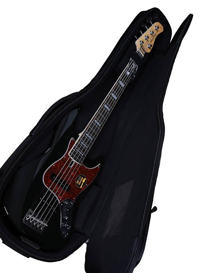 swamp ash 4-string active bass guitar natural - Afbeelding 7