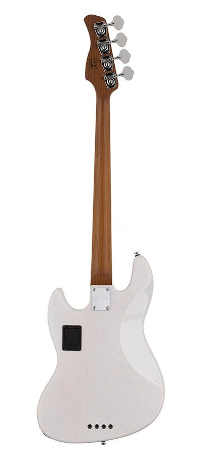 swamp ash 4-string active bass white blonde - Afbeelding 2