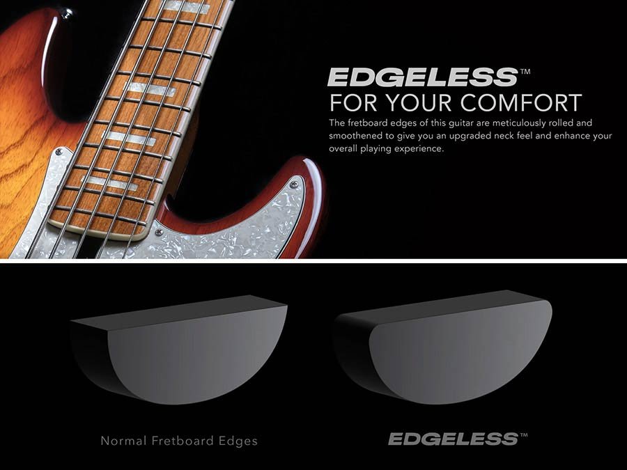 swamp ash 4-string active bass white blonde - Afbeelding 16