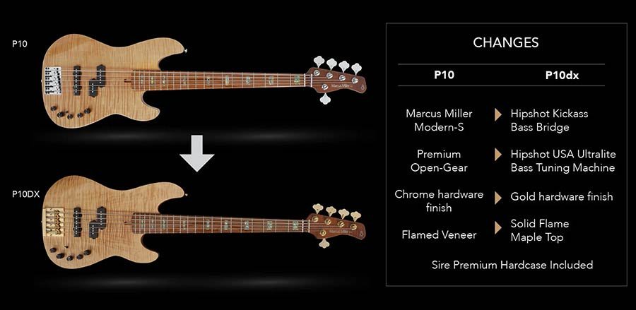 swamp ash + flamed maple 4-string active bass guitar natural, with hard case - Afbeelding 14