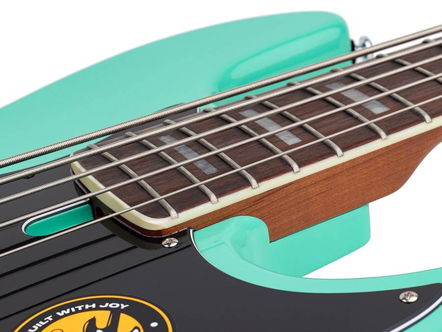 alder 5-string passive bass guitar mild green - Afbeelding 7