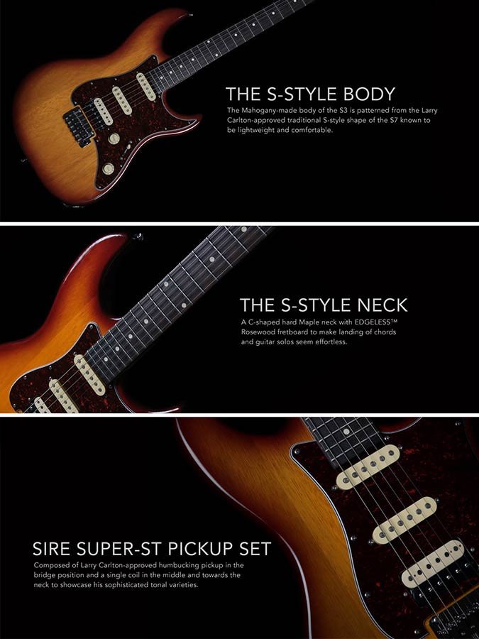 electric guitar S-style sonic blue - Afbeelding 6