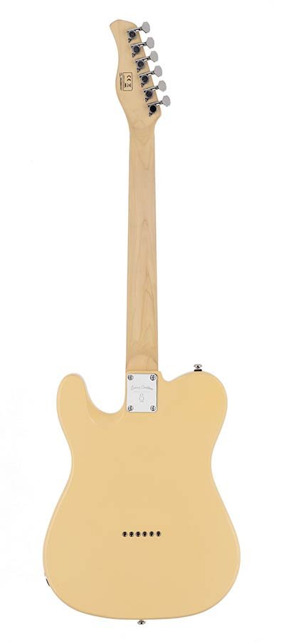 electric guitar T-style vintage white - Afbeelding 2