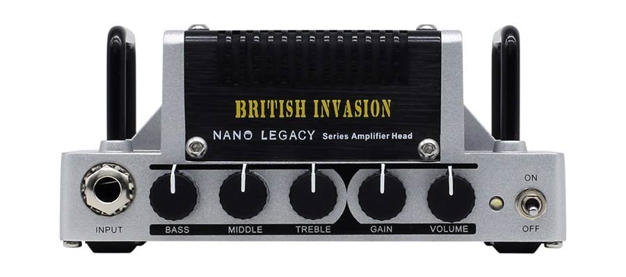 guitar amplifier head BRITISH INVASION, 5W class AB, with 18v PSU