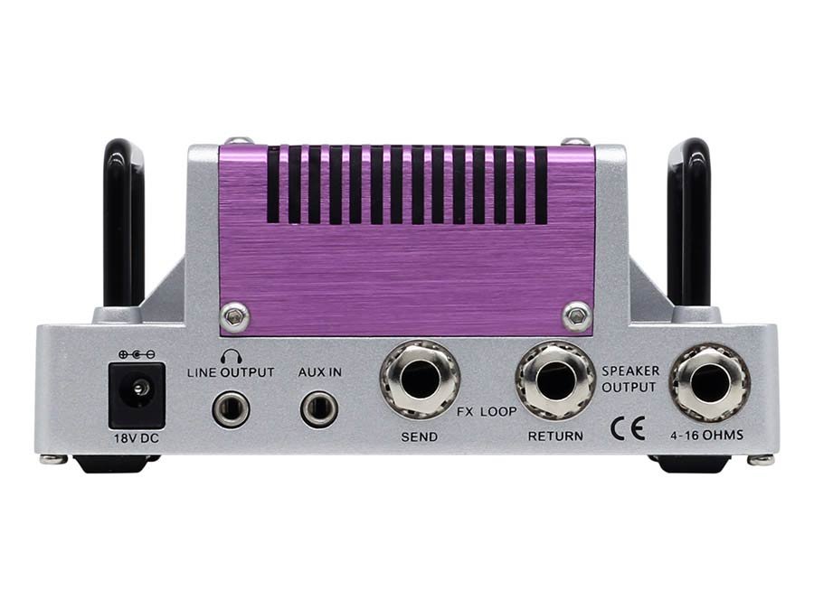 guitar amplifier head PURPLE WIND, 5W class AB, with 18v PSU - Afbeelding 3