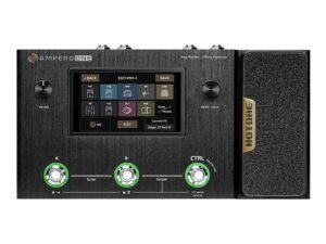 amp modeler and effects processor AMPERO ONE, with 9V PSU