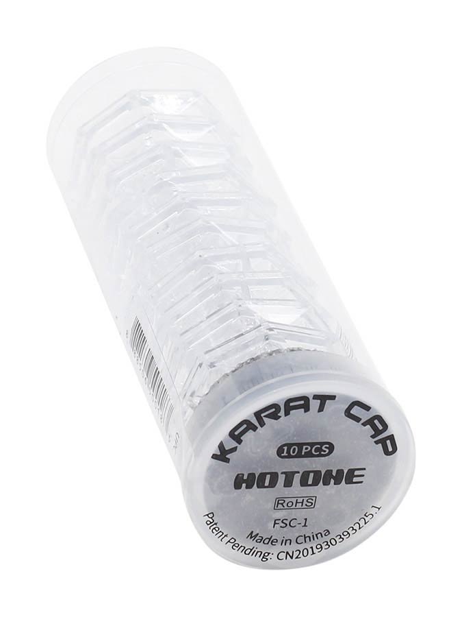 transparent footswitch caps KARAT, 10 pcs - Afbeelding 2