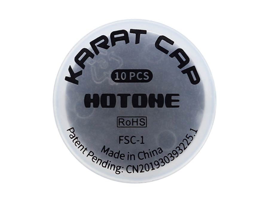 transparent footswitch caps KARAT, 10 pcs - Afbeelding 3