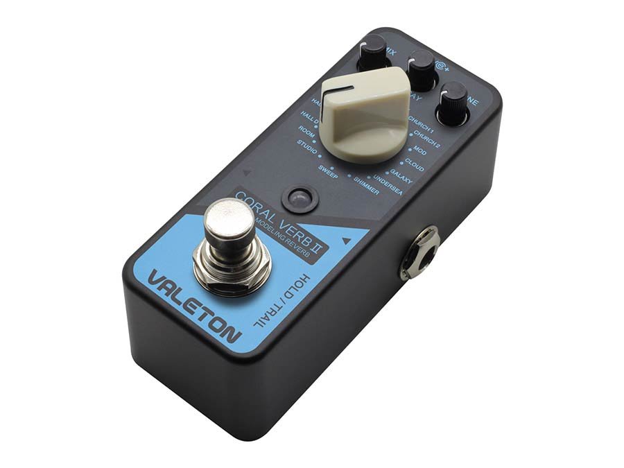 guitar effect pedal CORAL VERB II with 16 types of 24-bit digital reverb - Afbeelding 2
