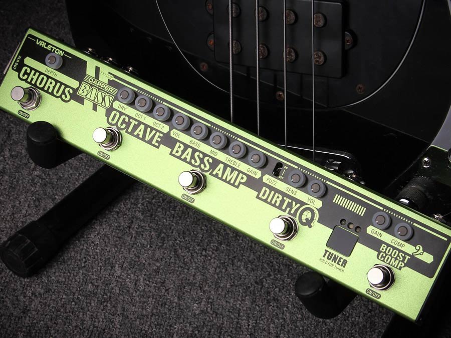 effect strip DAPPER BASS with tuner + chorus + octaver + EQ + FUZZ + compressor, with FX loop - Afbeelding 8