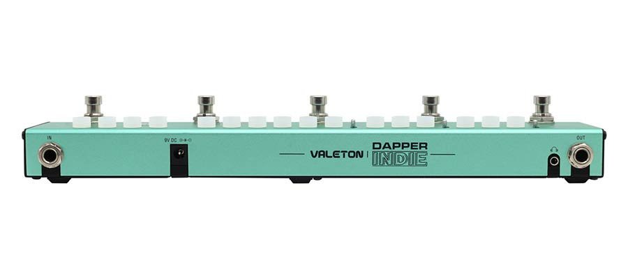 effect strip DAPPER INDIE with tuner + fuzz + echo + drive + modulation + reverb, with cab simulati - Afbeelding 4