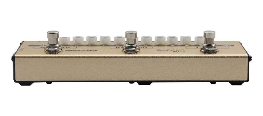 effect strip DAPPER ACOUSTIC MINI with tuner + compressor + preamp + reverb, with cab simulation - Afbeelding 3