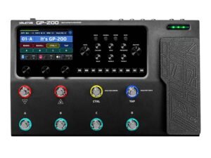 Valeton multi-effects processor with IR + amp/cab simulation + effects + looper + audio interface, 9V PSU