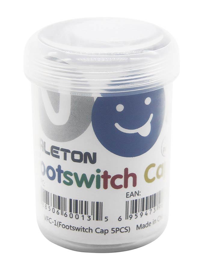aluminum alloy footswitch caps with set screw, set of 5 - Afbeelding 2