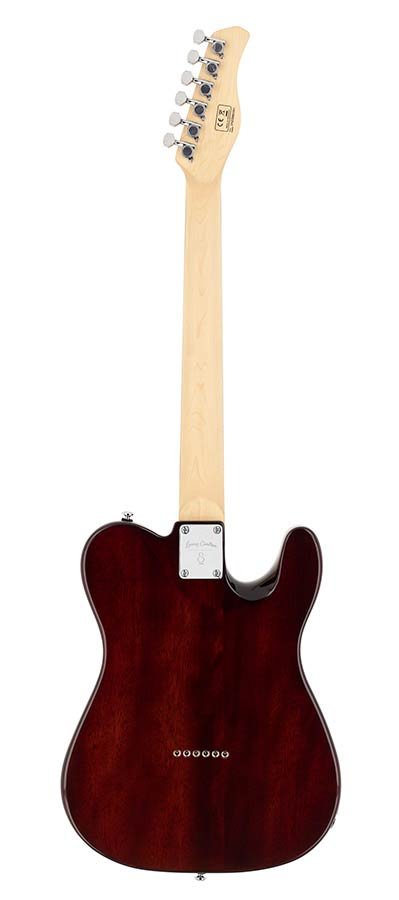 lefty electric guitar T-style tobacco sunburst - Afbeelding 2